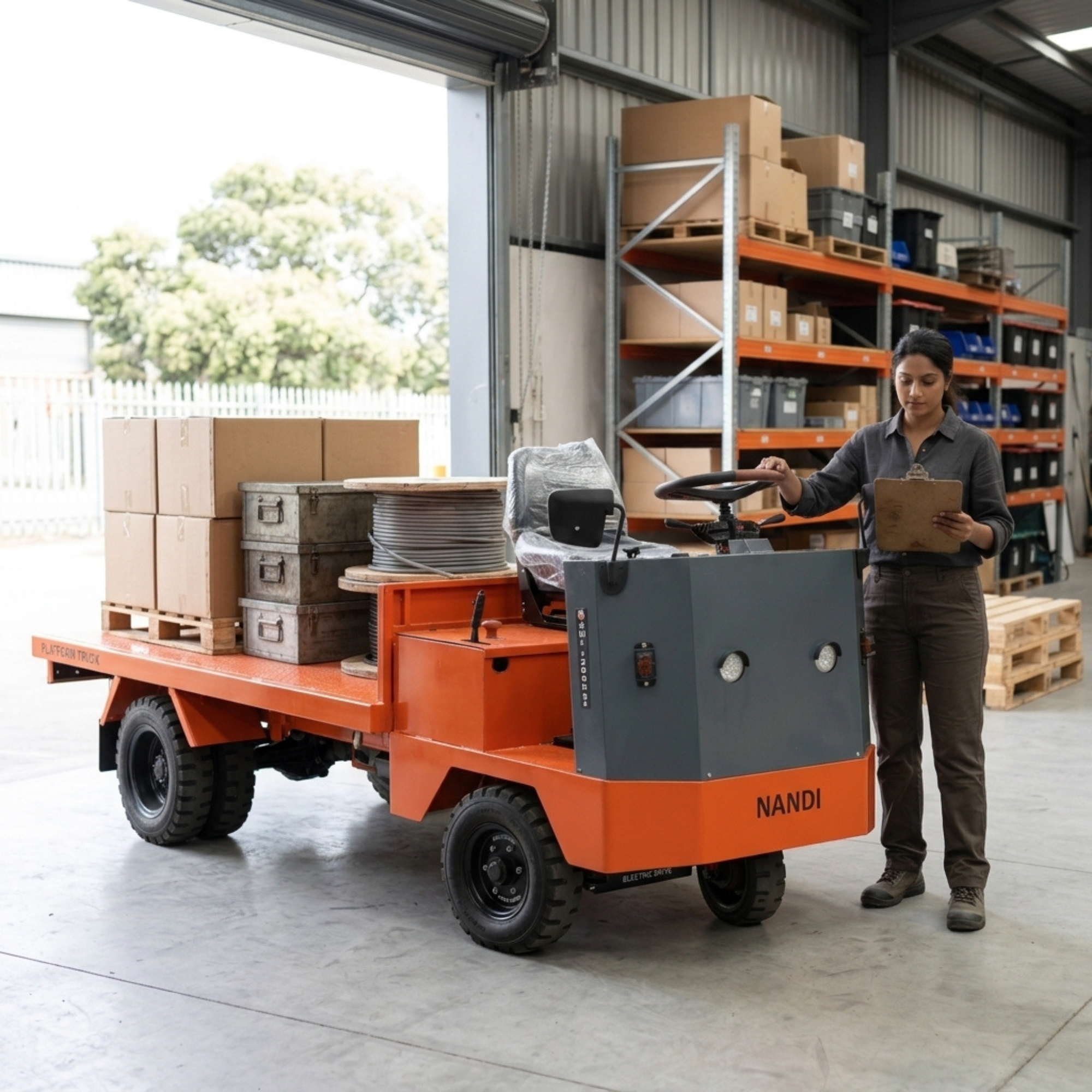 Battery Operated Platform Truck, view 3