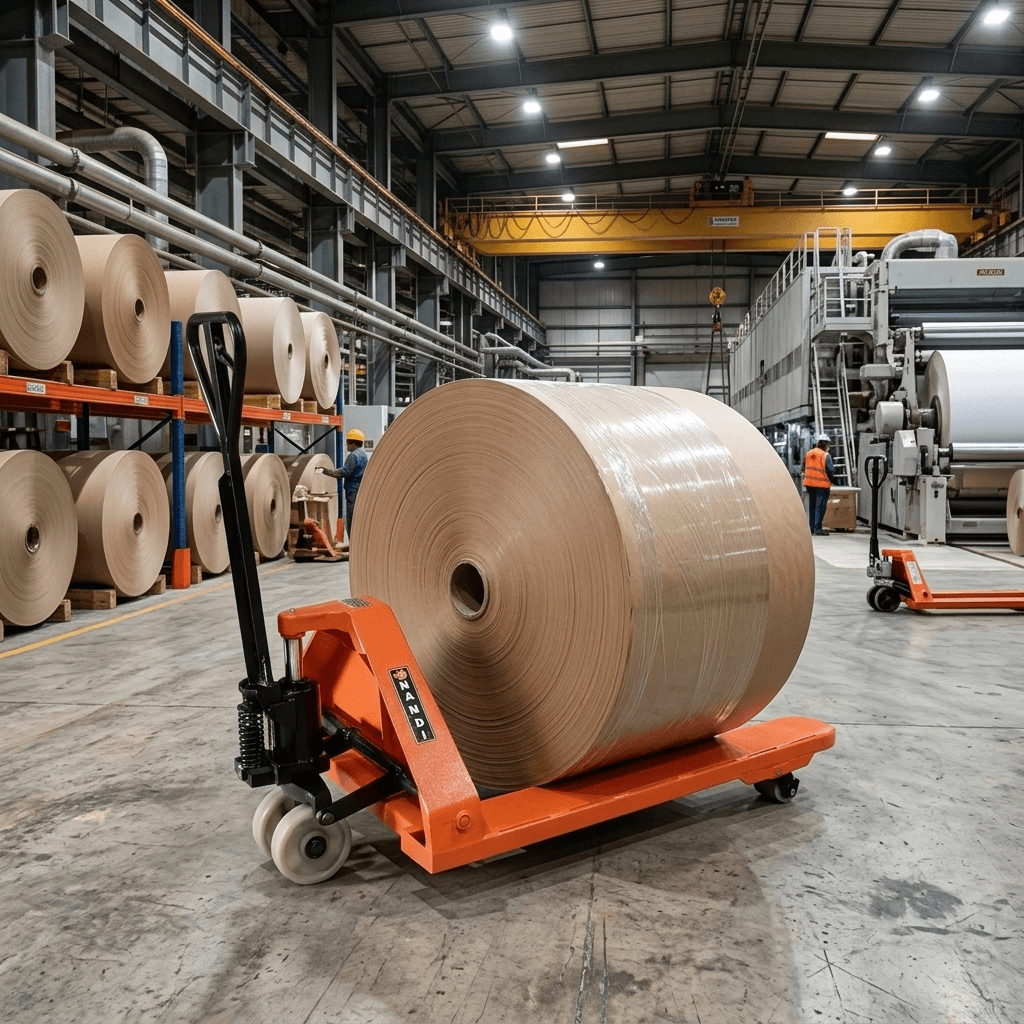 Hydraulic Paper Reel Trolley, view 6