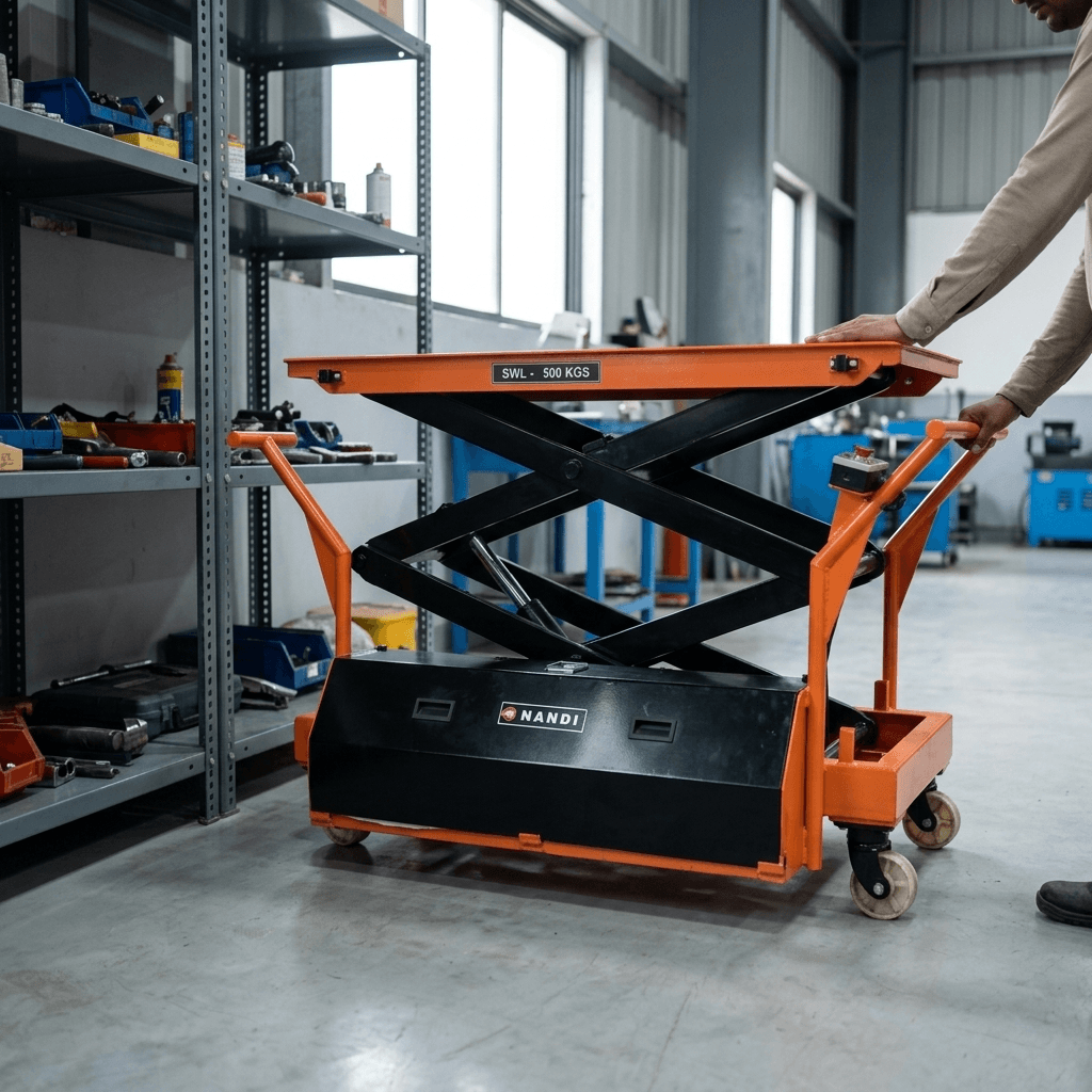Semi-Electric Scissor Lift, view 6